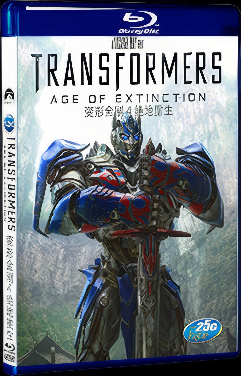 Transformers: Age of Extinction (2014) Movie 1-Disc Box Set for Gift Collection Blu-ray