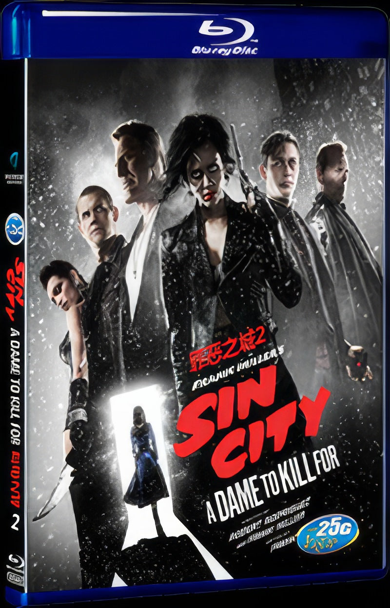Sin City: A Dame to Kill For (2014) Movie 1-Disc Box Set for Gift Collection Blu-ray