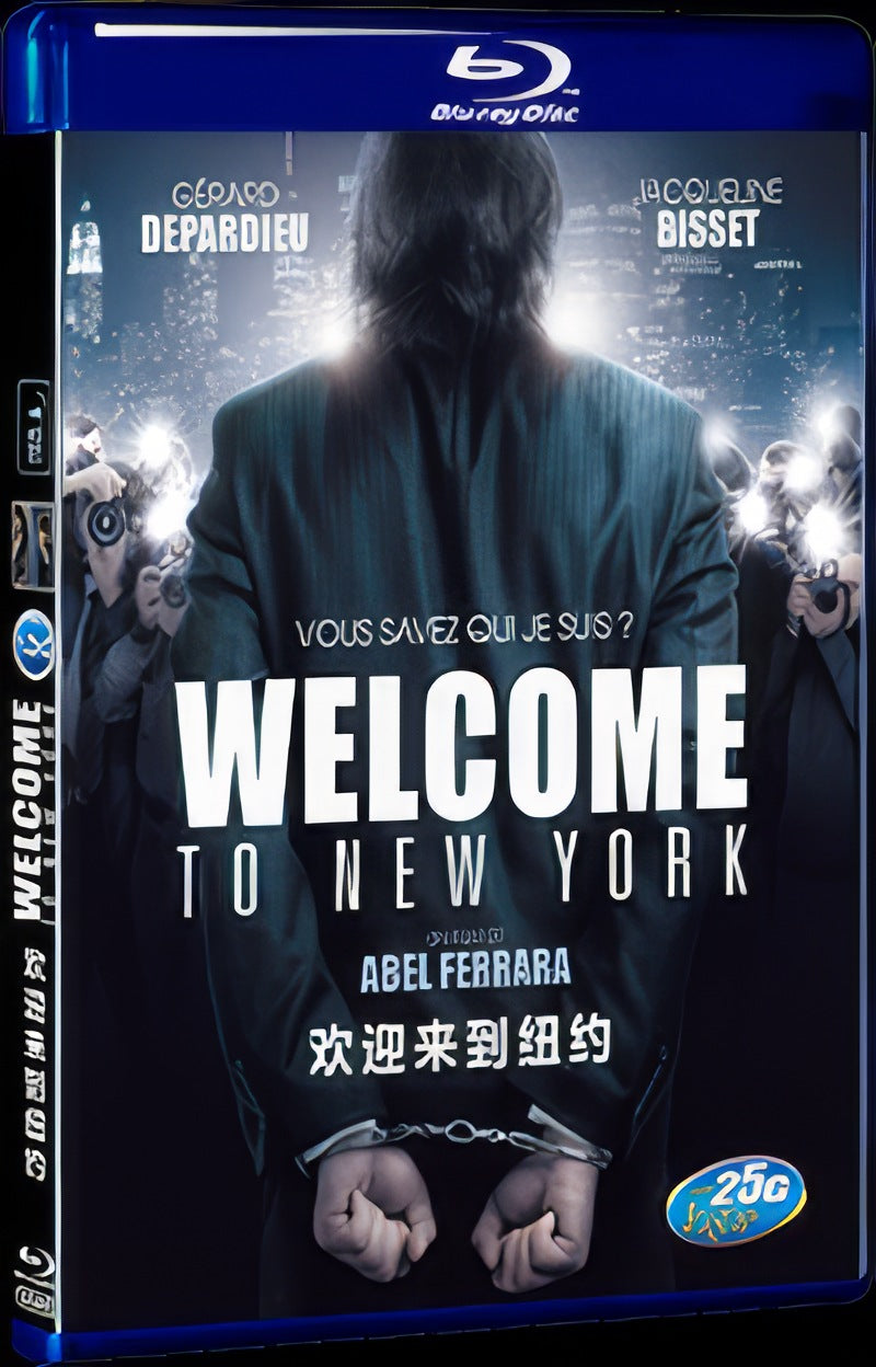 Welcome to New York (2014) Movie 1-Disc Box Set for Gift Collection Blu-ray