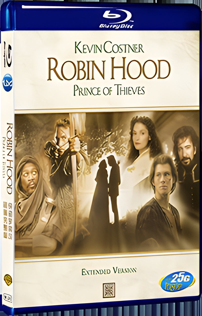 1991 Robin Hood：Prince of Thieves 1080P for Gift 1-Disc All RegionPlay Seal Box Blu-ray