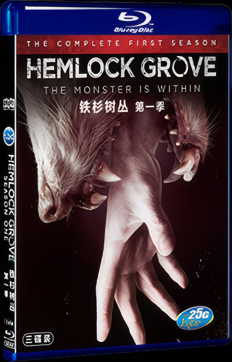 Hemlock Grove Season 1 (2013) Movie 3-Disc Box Set for Gift Collection Blu-ray