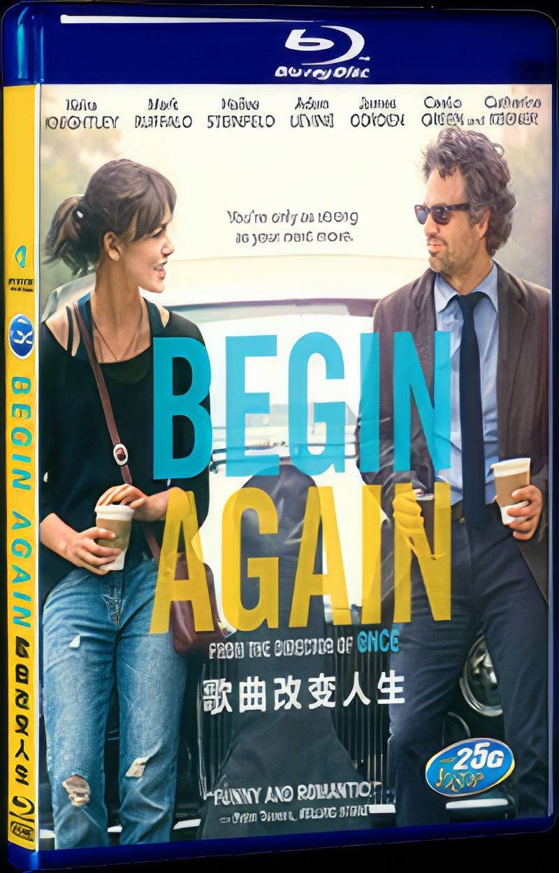 Begin Again (2013) Movie 1-Disc Box Set for Gift Collection Blu-ray