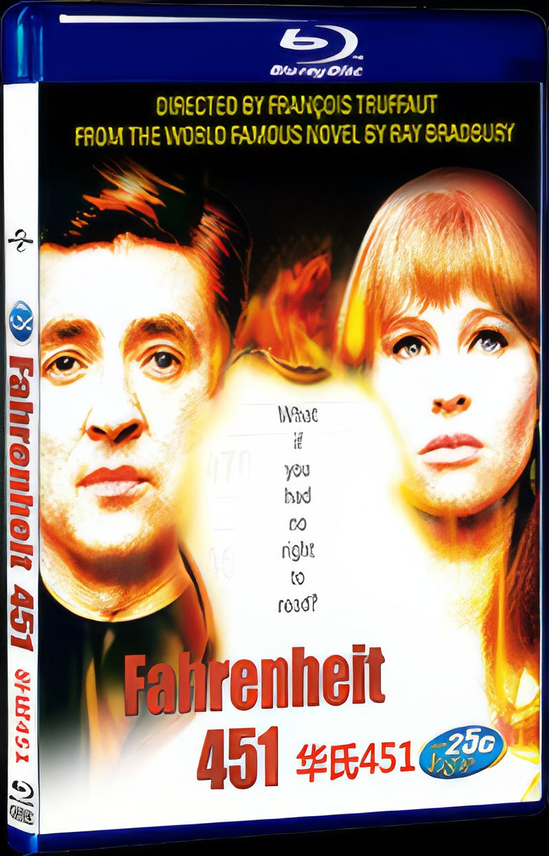 Fahrenheit 451 (1966) Movie 1-Disc Box Set for Gift Collection Blu-ray