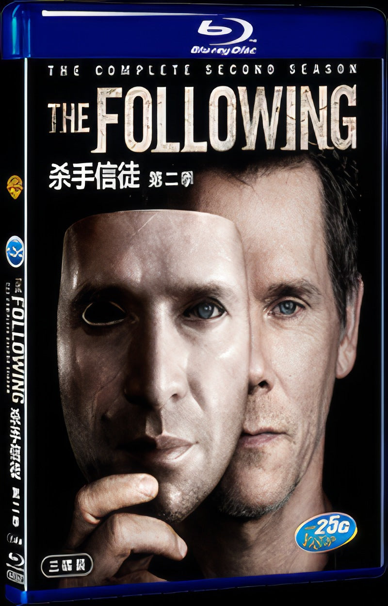 The Following Season 2 (2014) Movie 3-Disc Box Set for Gift Collection Blu-ray