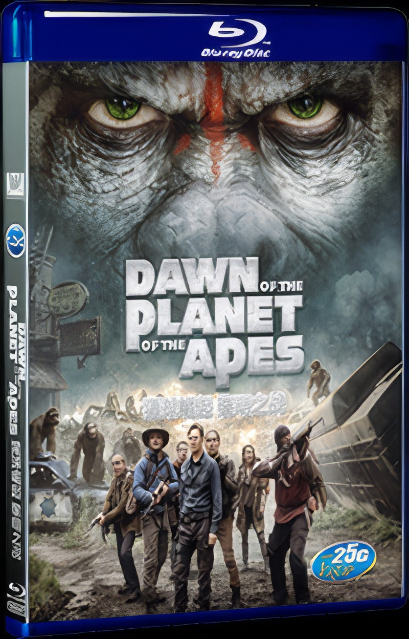 2014 Dawn of the Planet of the Apes Movie 1-Disc Box Set for Gift Collection Blu-ray