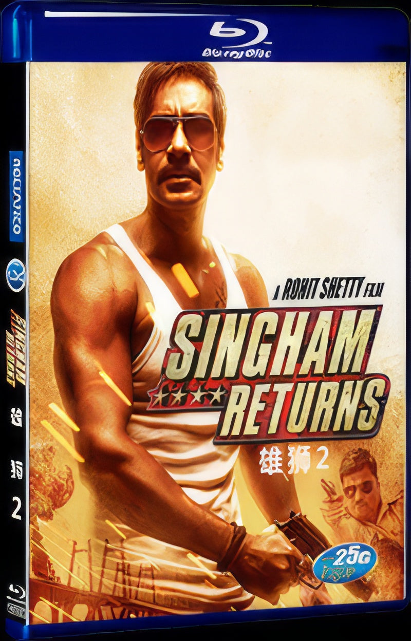 2014 Singham Returns 1080P for Gift 1-Disc All RegionPlay Seal Box Blu-ray