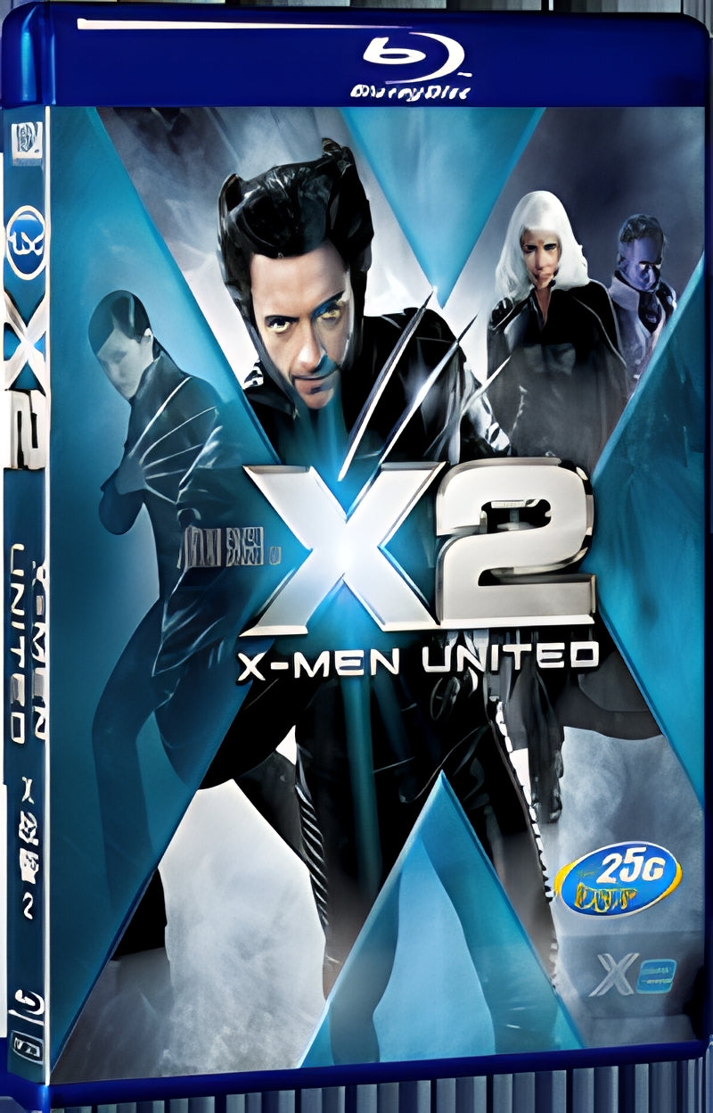2003 X-MenⅡ 1080P for Gift 1-Disc All RegionPlay Seal Box Blu-ray