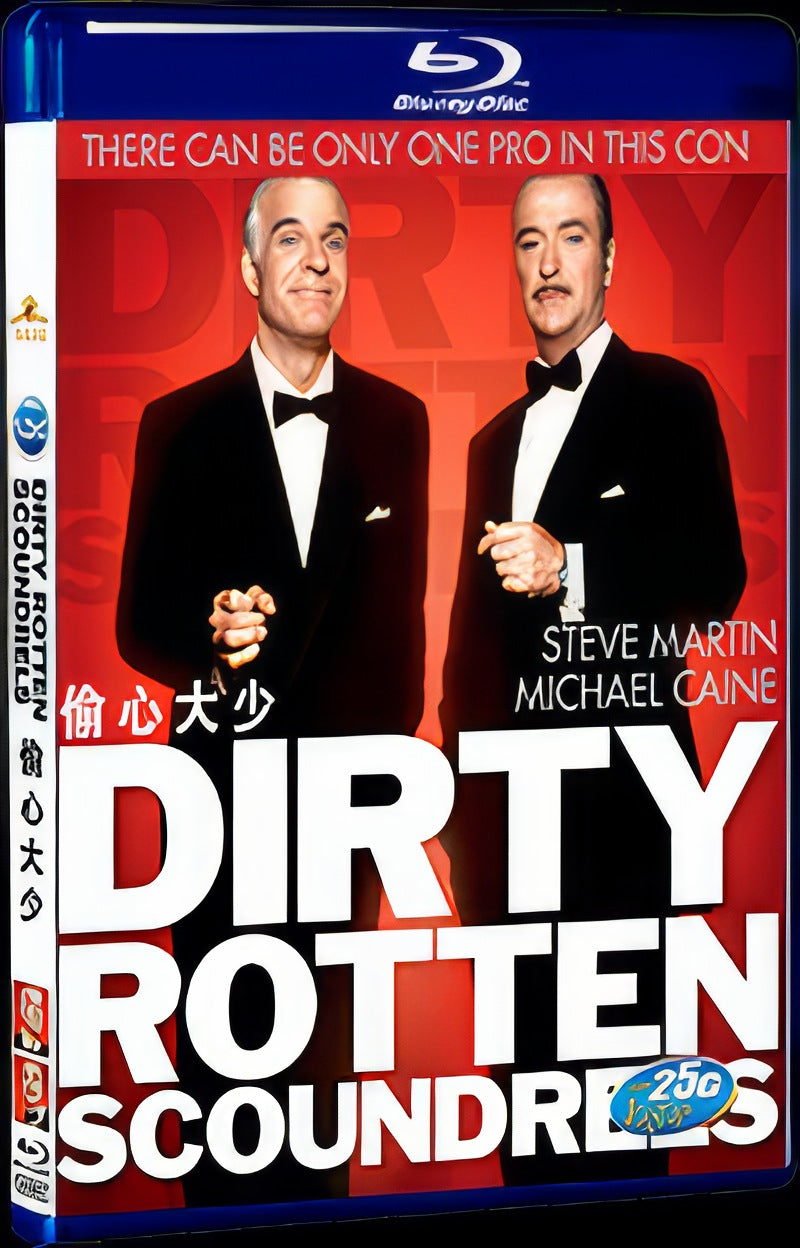 Dirty Rotten Scoundrels (1988) Movie 1-Disc Box Set for Gift Collection Blu-ray