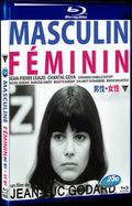 Masculine-Feminine (1966) Movie 1-Disc Box Set for Gift Collection Blu-ray