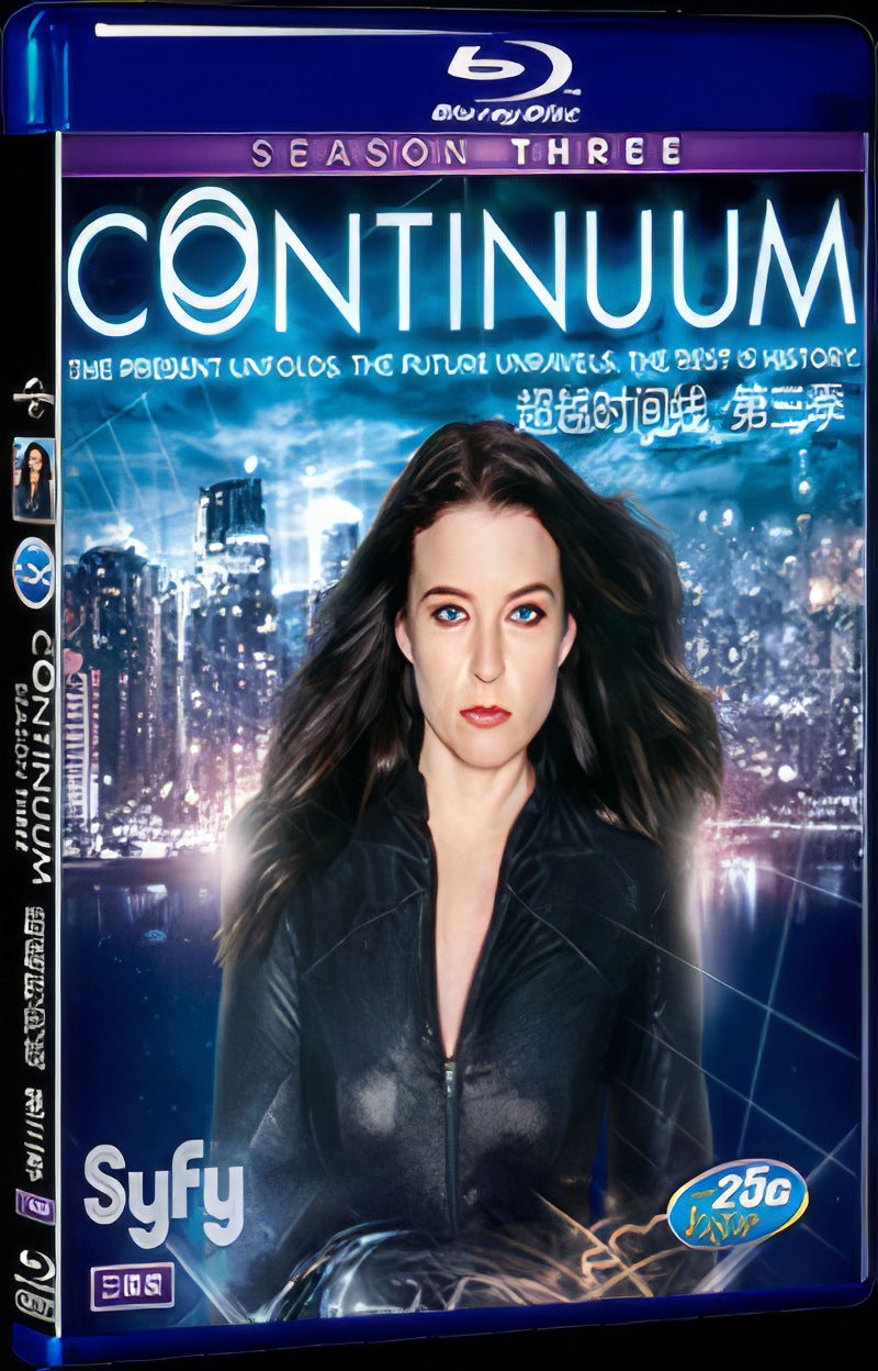 Continuum Season 3 (2014) Movie 3-Disc Box Set for Gift Collection Blu-ray