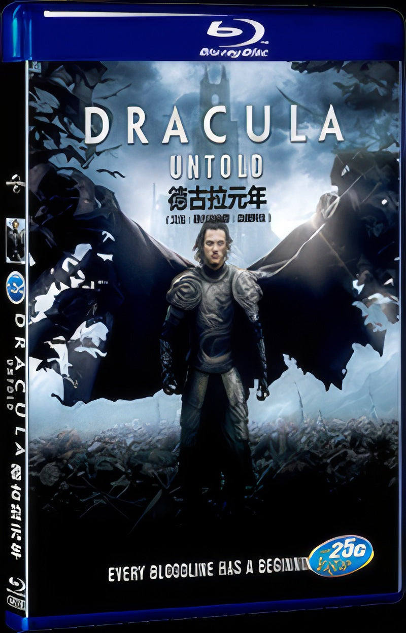 Dracula Untold (2014) Movie 1-Disc Box Set for Gift Collection Blu-ray