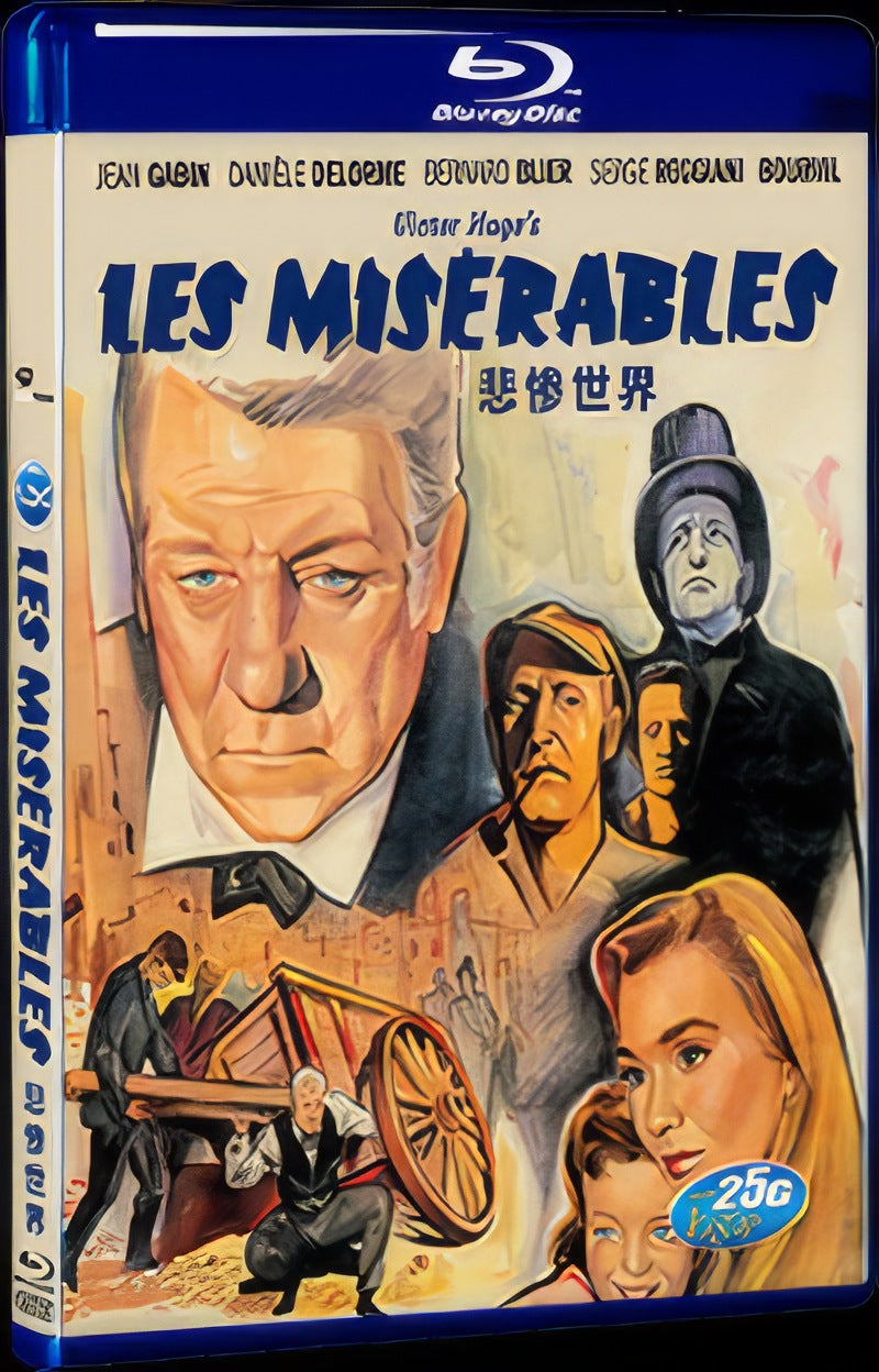 Les misérables (1958) Movie 1-Disc Box Set for Gift Collection Blu-ray