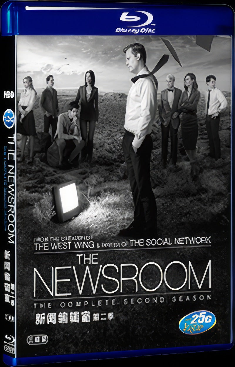 The Newsroom Season 2 (2013) Movie 3-Disc Box Set for Gift Collection Blu-ray
