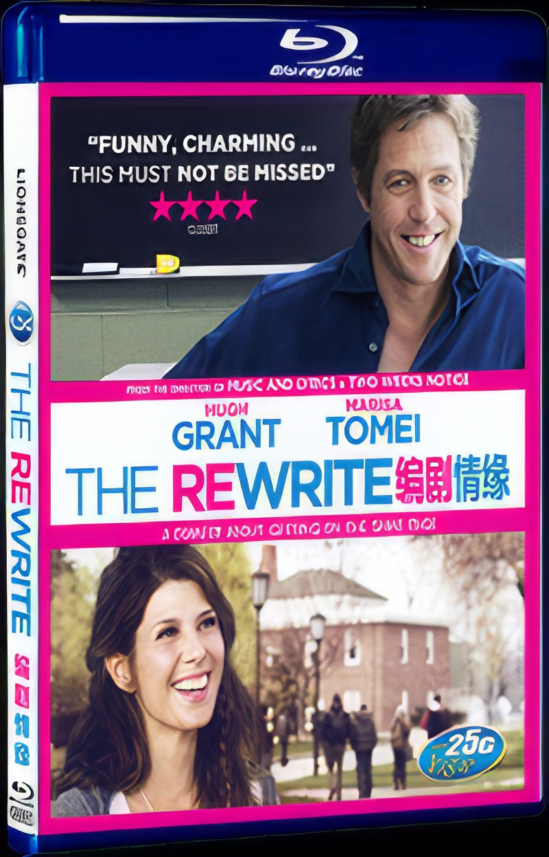 The Rewrite (2014) Movie 1-Disc Box Set for Gift Collection Blu-ray
