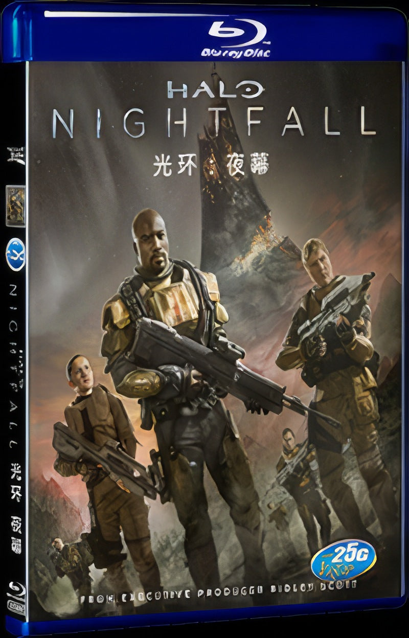 Halo Nightfall (2014) Movie 1-Disc Box Set for Gift Collection Blu-ray