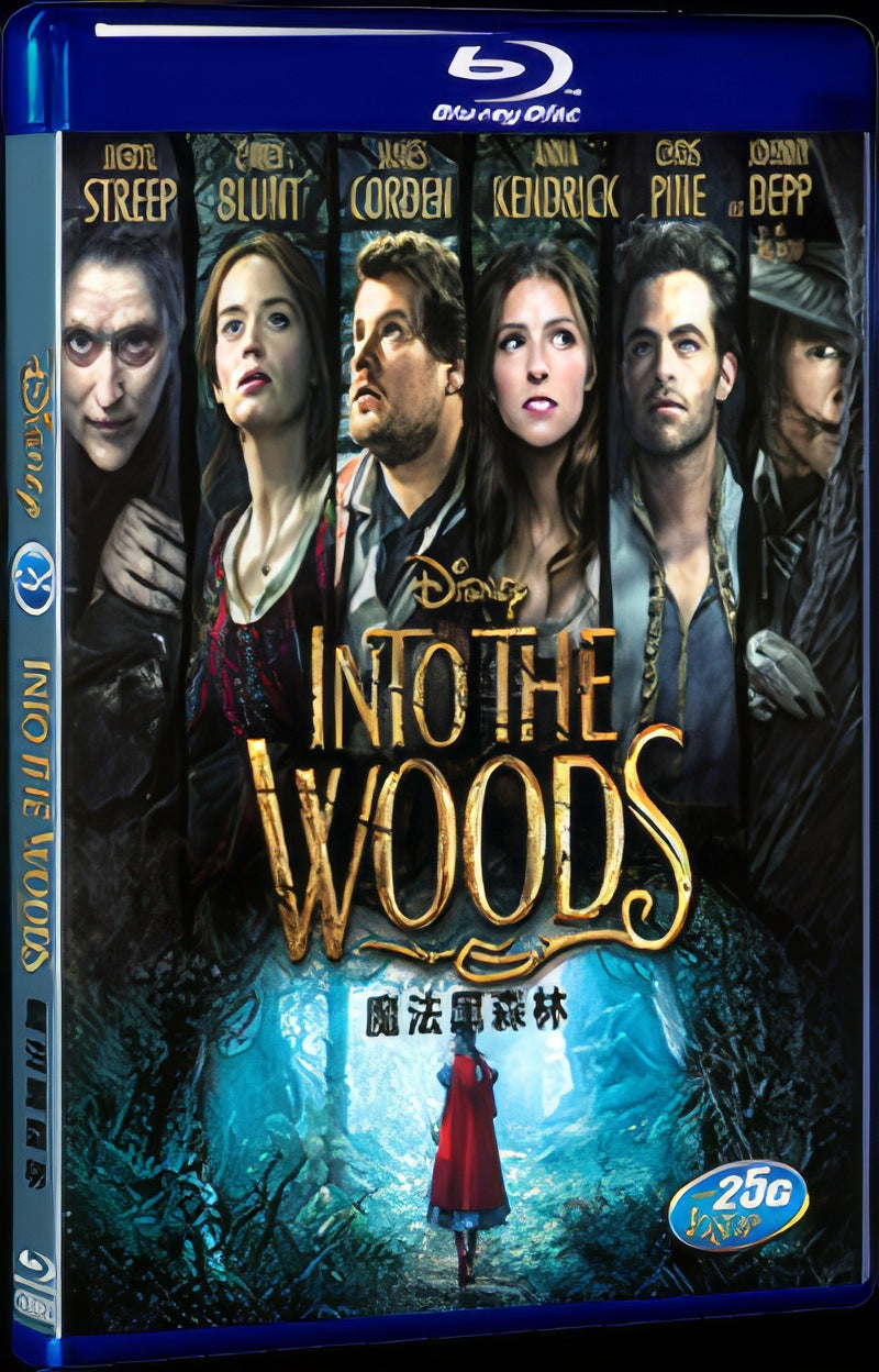Into the Woods (2014) Movie 1-Disc Box Set for Gift Collection Blu-ray