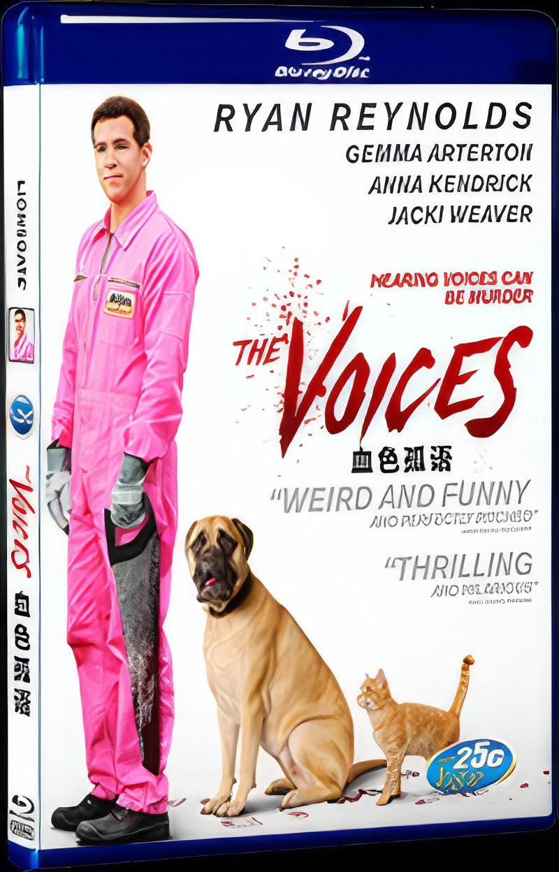 The Voices (2014) Movie 1-Disc Box Set for Gift Collection Blu-ray