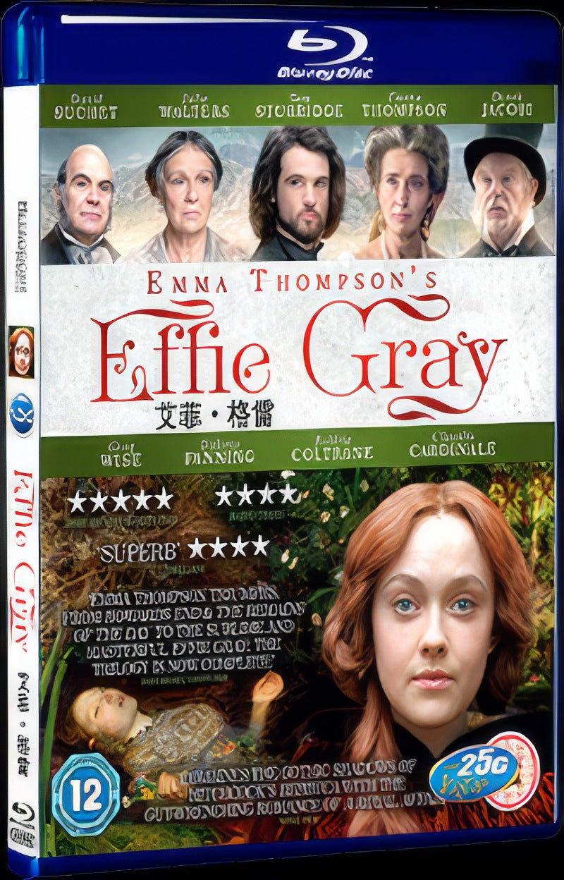 Effie Gray (2014) Movie 1-Disc Box Set for Gift Collection Blu-ray