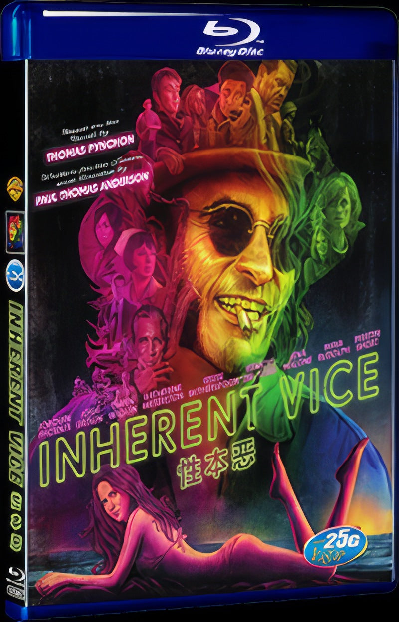 Inherent Vice (2014) Movie 1-Disc Box Set for Gift Collection Blu-ray