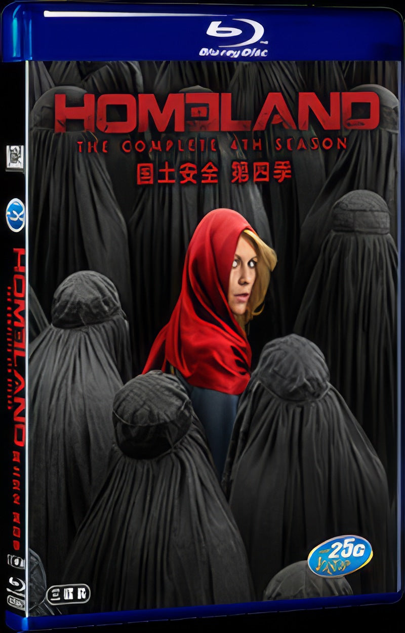 Homeland Season 4 (2014) Movie 3-Disc Box Set for Gift Collection Blu-ray