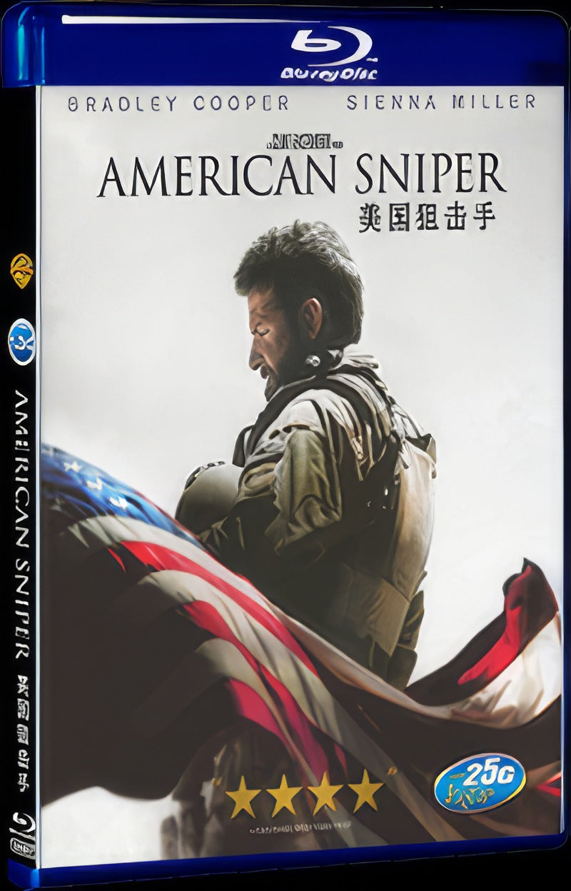 American Sniper (2014) Movie 1-Disc Box Set for Gift Collection Blu-ray