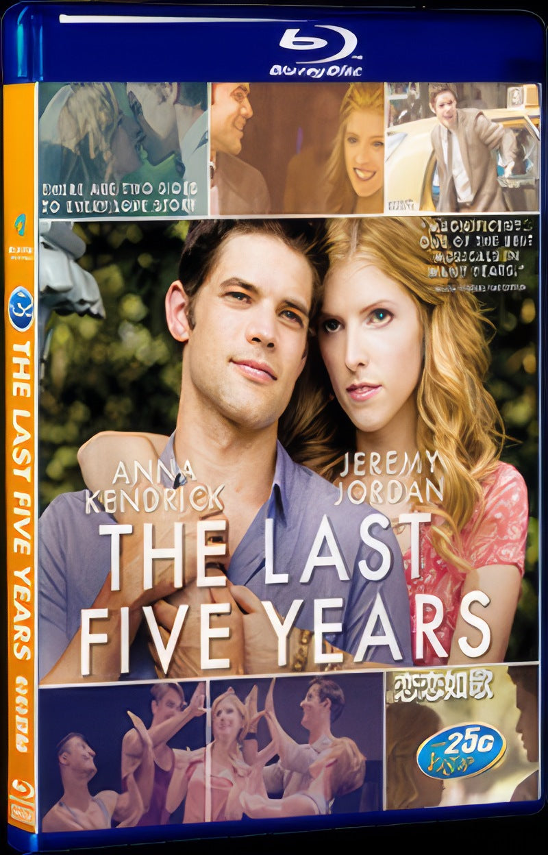 The Last 5 Years (2014) Movie 1-Disc Box Set for Gift Collection Blu-ray