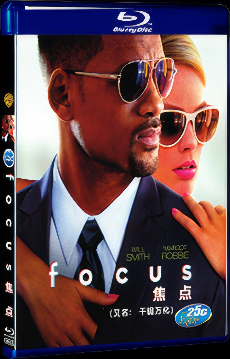 Focus (2015) Movie 1-Disc Box Set for Gift Collection Blu-ray