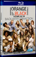 Orange Is the New Black Season 2 (2014) Movie 3-Disc Box Set for Gift Collection Blu-ray