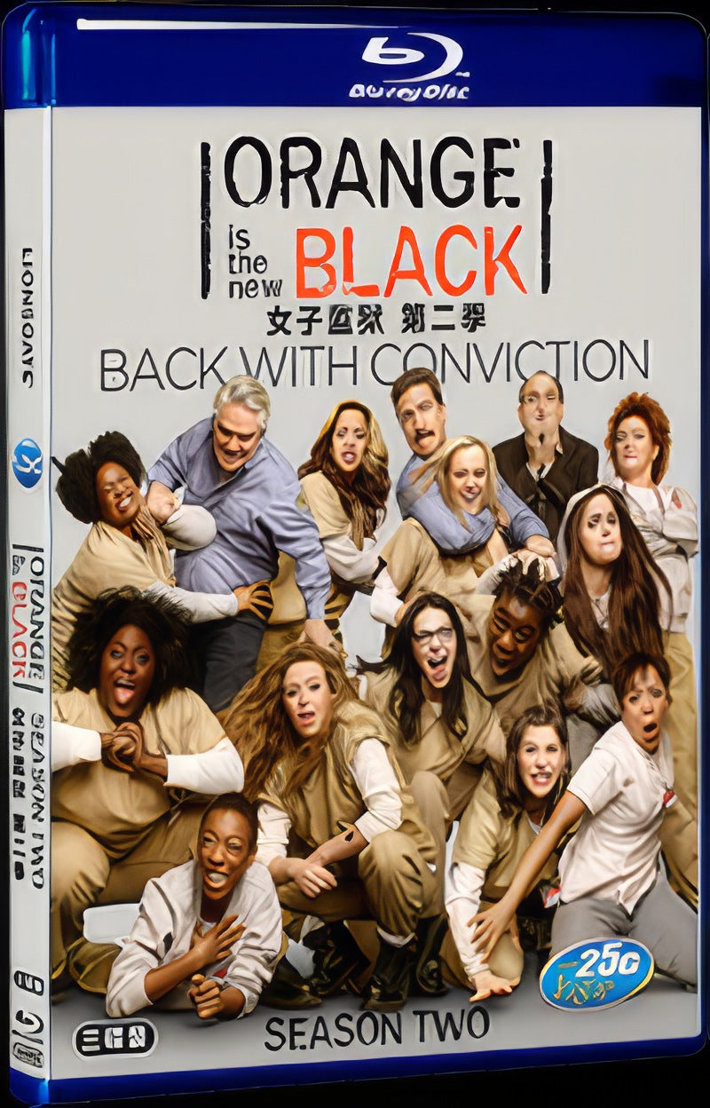 Orange Is the New Black Season 2 (2014) Movie 3-Disc Box Set for Gift Collection Blu-ray