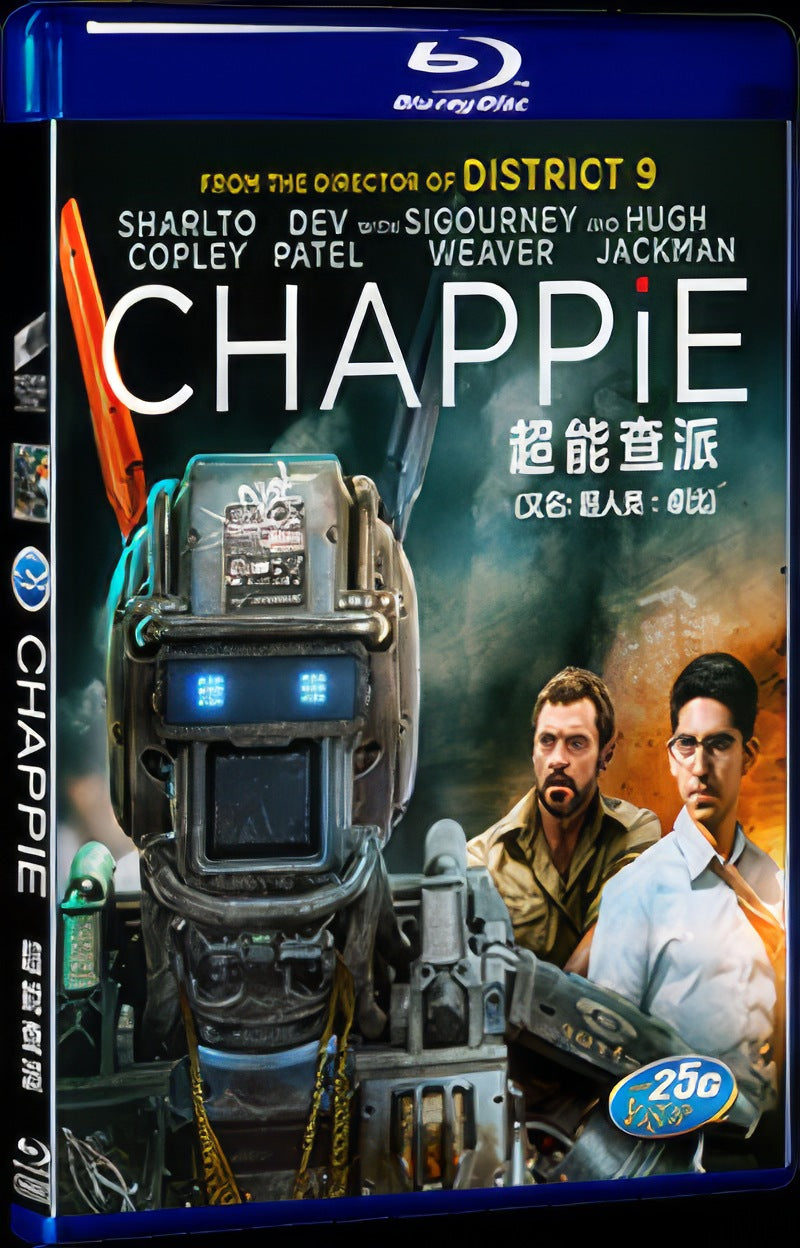 Chappie (2015) Movie 1-Disc Box Set for Gift Collection Blu-ray
