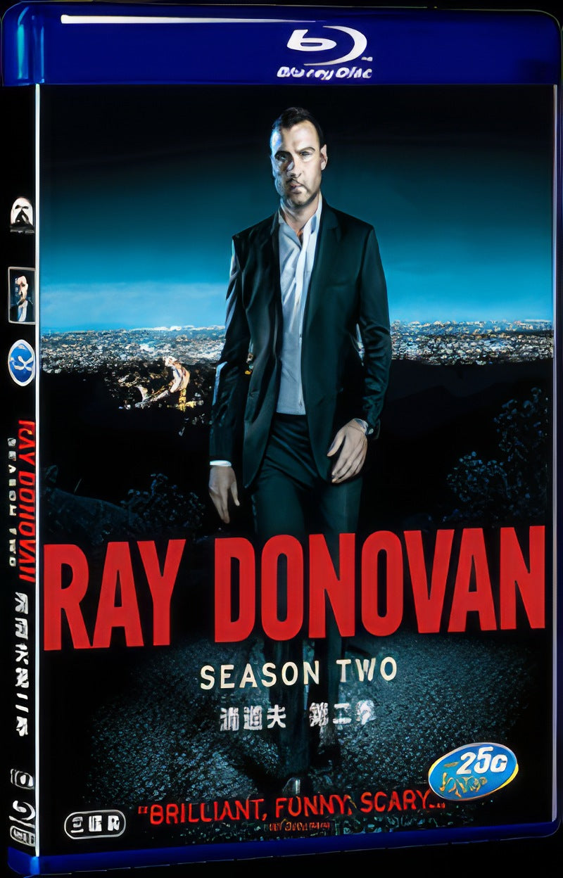Ray Donovan Season 2 (2014) Movie 3-Disc Box Set for Gift Collection Blu-ray
