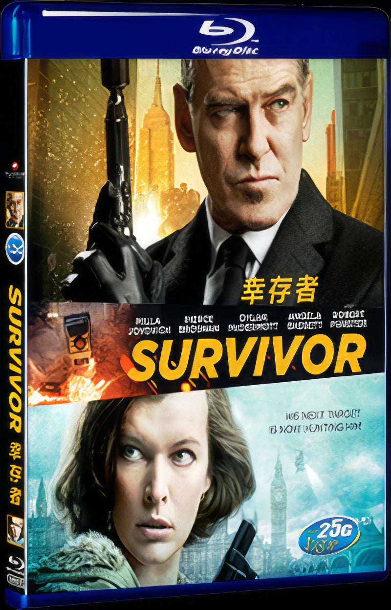 Survivor (2015) Movie 1-Disc Box Set for Gift Collection Blu-ray