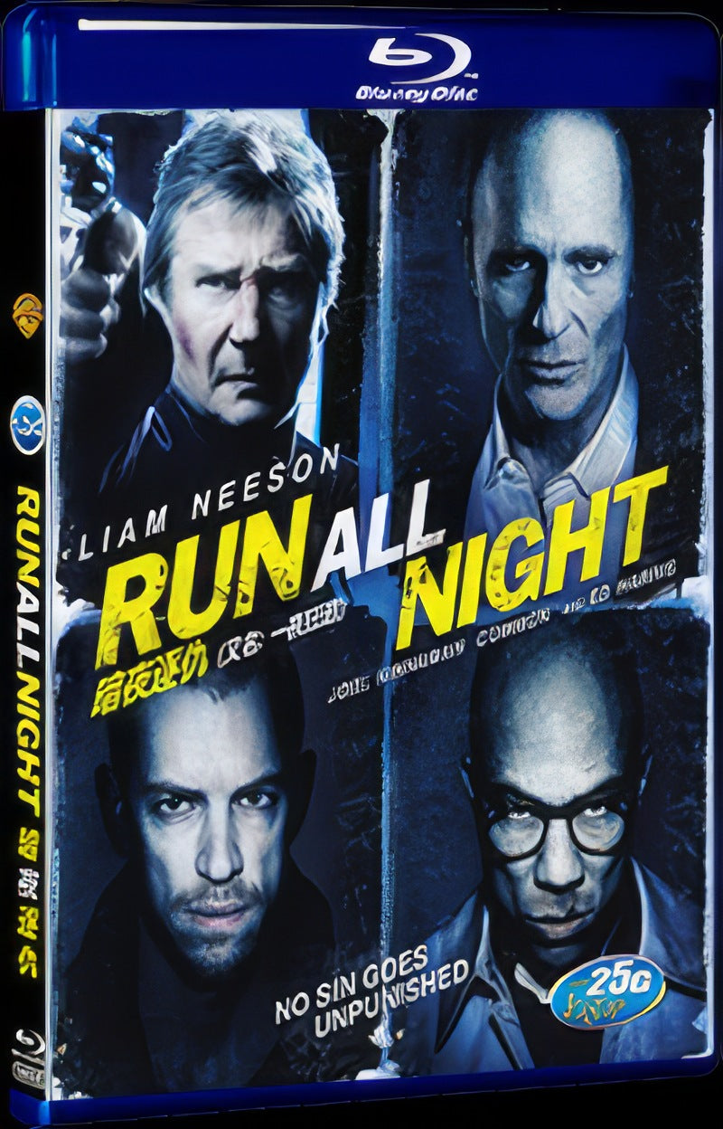 Run All Night (2015) Movie 1-Disc Box Set for Gift Collection Blu-ray