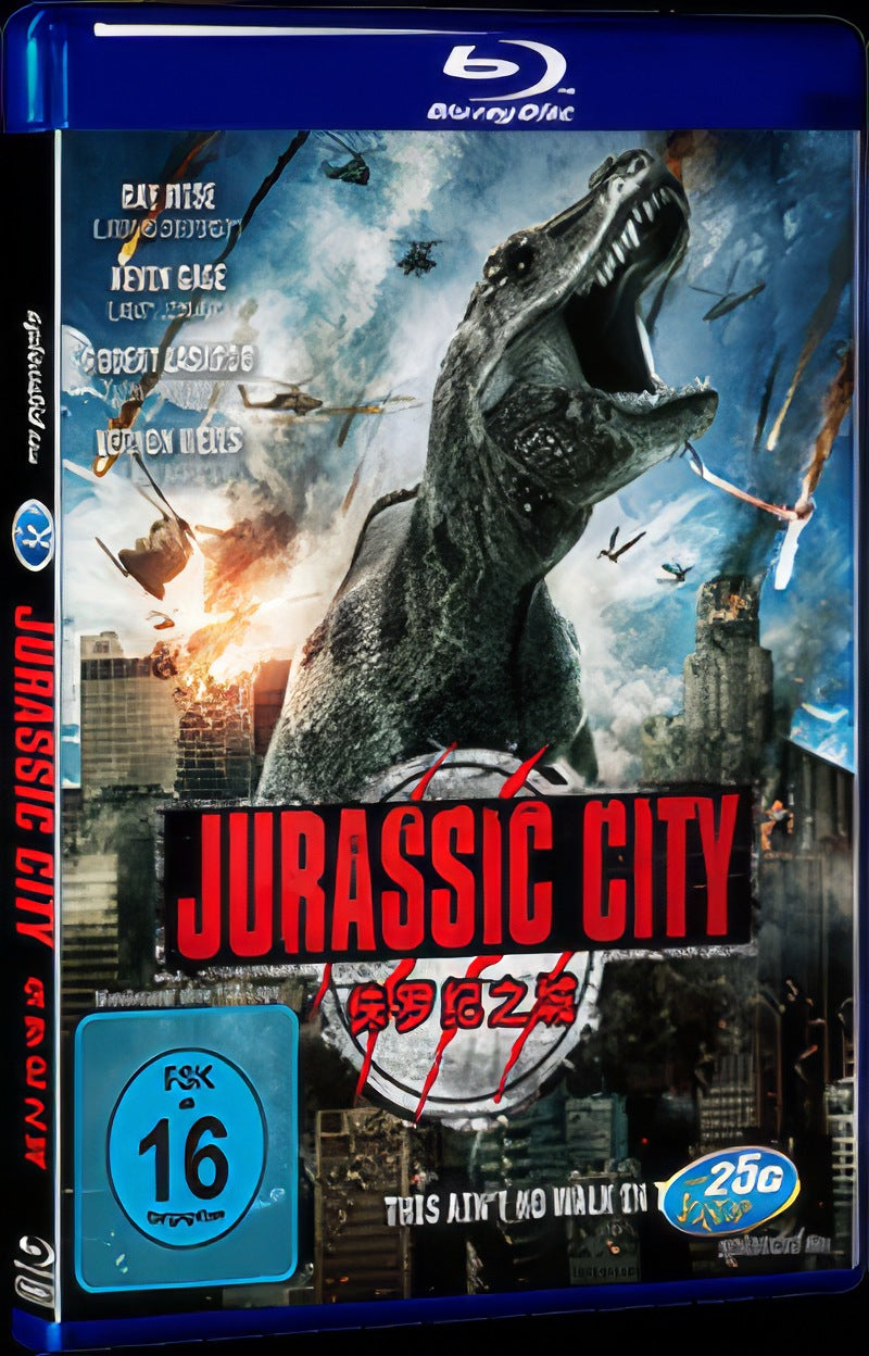 Jurassic City (2013) Movie 1-Disc Box Set for Gift Collection Blu-ray