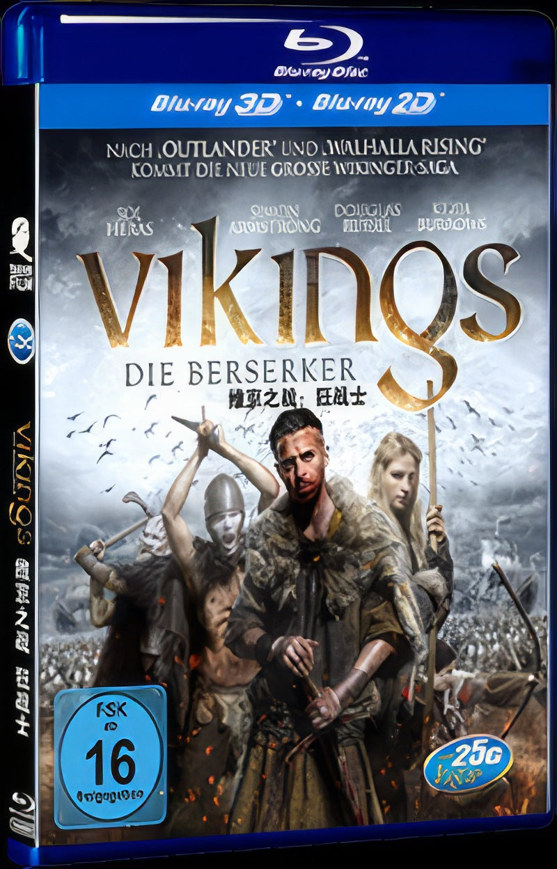Viking: The Berserkers (2014) Movie 1-Disc Box Set for Gift Collection Blu-ray