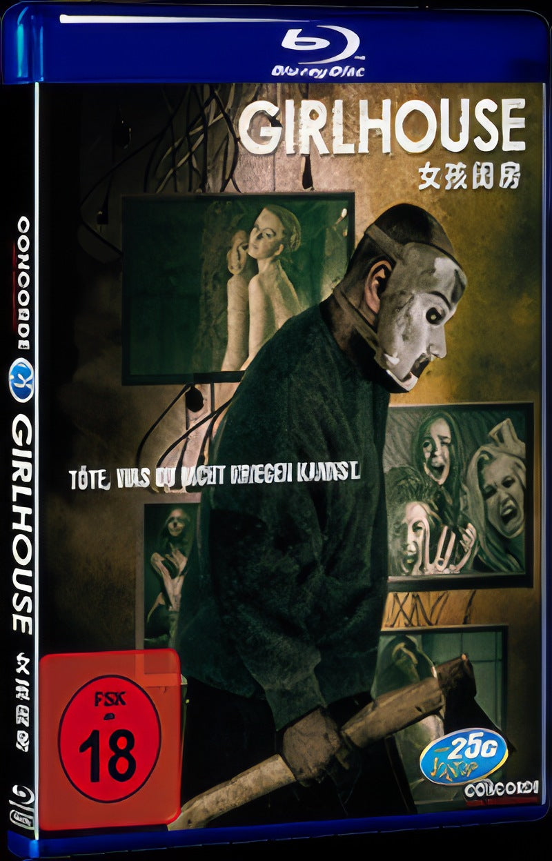 Girlhouse (2014) Movie 1-Disc Box Set for Gift Collection Blu-ray