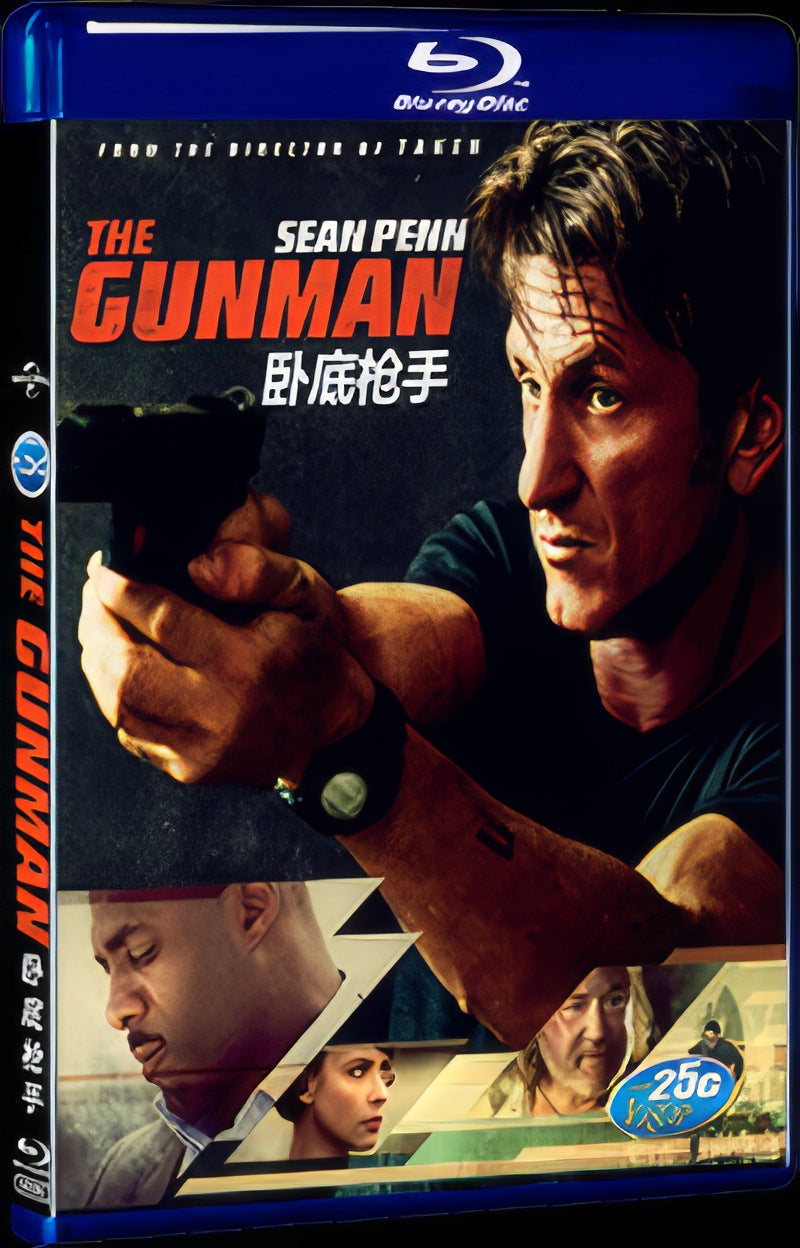 The Gunman (2015) Movie 1-Disc Box Set for Gift Collection Blu-ray