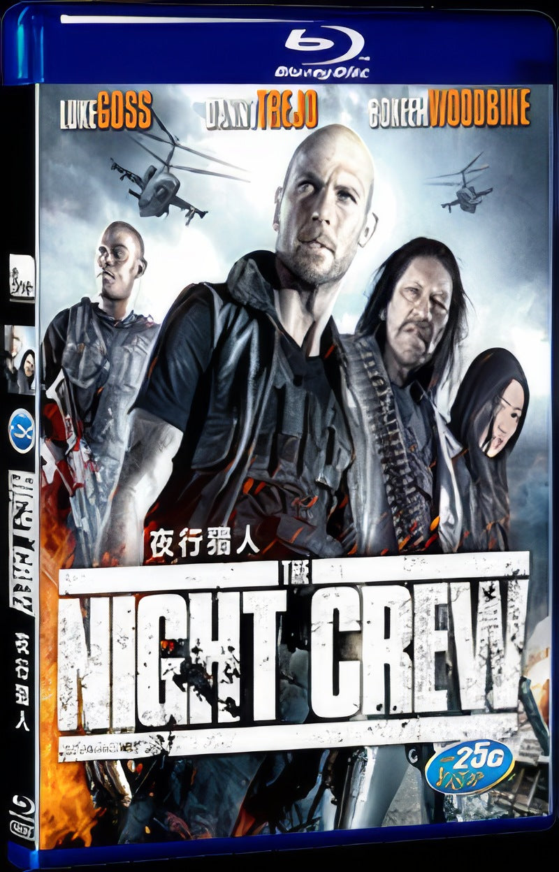 The Night Crew (2014) Movie 1-Disc Box Set for Gift Collection Blu-ray