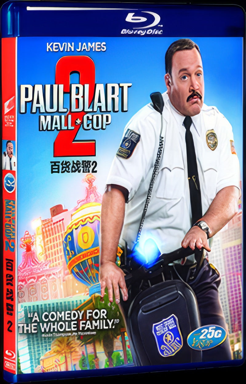 Paul Blart: Mall Cop 2 (2015) Movie 1-Disc Box Set for Gift Collection Blu-ray