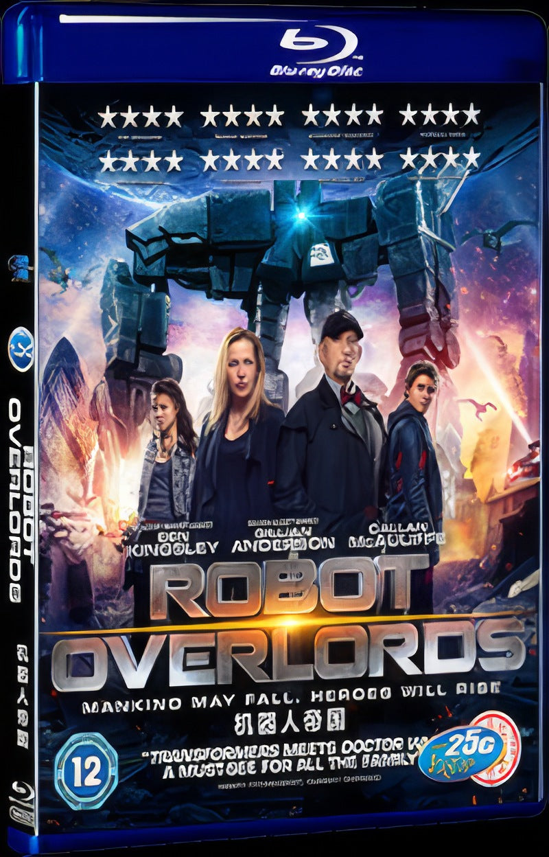 Robot Overlords (2014) Movie 1-Disc Box Set for Gift Collection Blu-ray