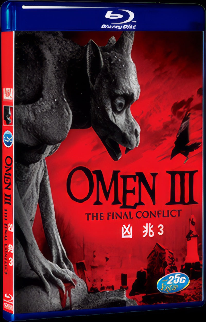 Omen III: The Final Conflict (1981) Movie 1-Disc Box Set for Gift Collection Blu-ray