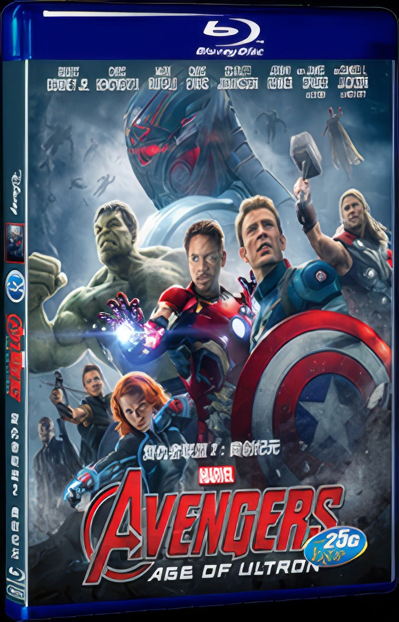 Avengers: Age of Ultron (2015) Movie 1-Disc Box Set for Gift Collection Blu-ray
