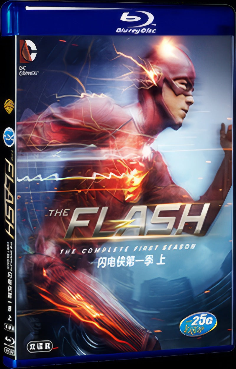 The Flash Season 1 (2014) Movie 4-Disc Box Set for Gift Collection Blu-ray