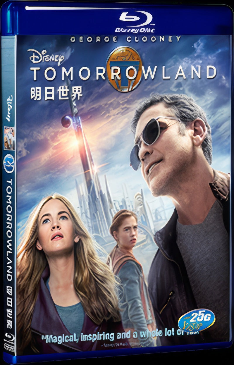 Tomorrowland (2015) Movie 1-Disc Box Set for Gift Collection Blu-ray