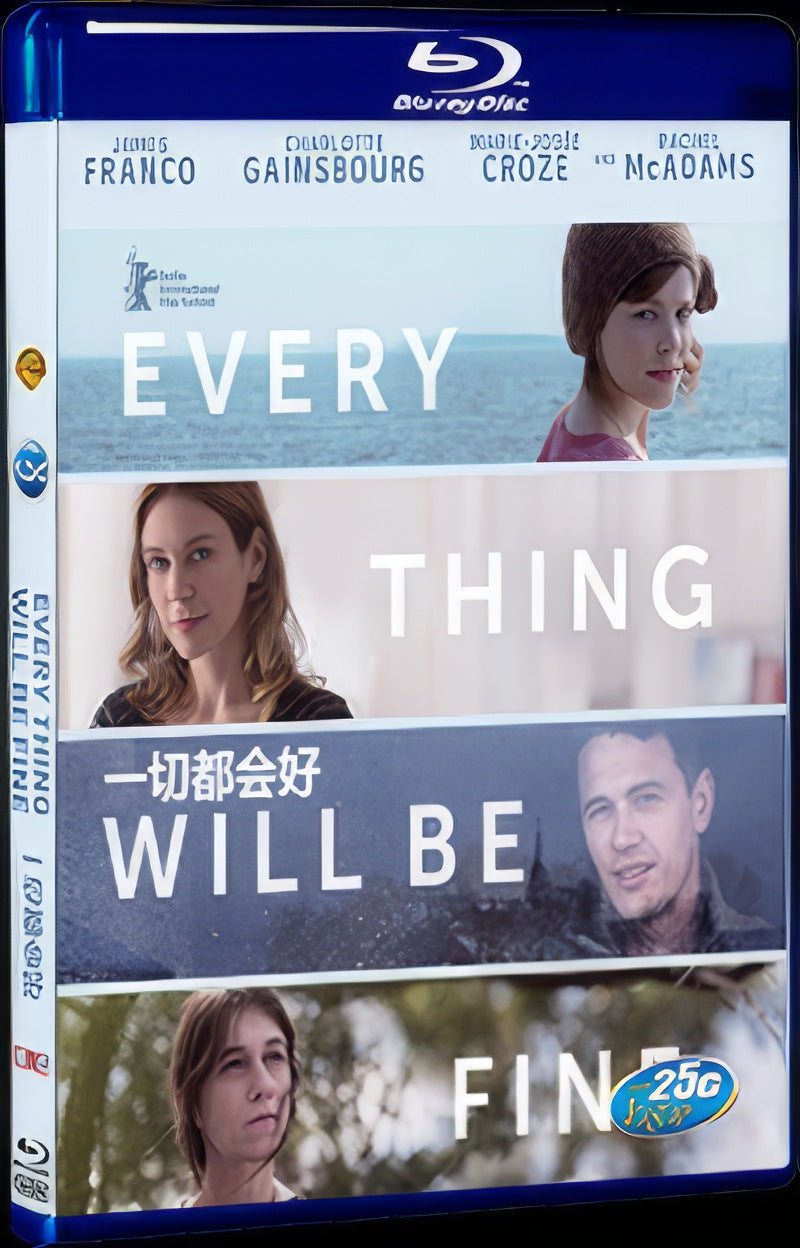 Every Thing Will Be Fine (2015) Movie 1-Disc Box Set for Gift Collection Blu-ray