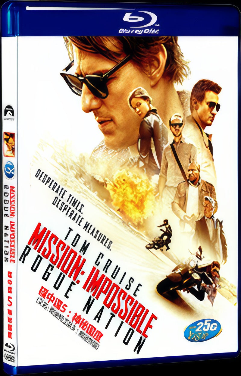 Mission: Impossible - Rogue Nation (2015) Movie 1-Disc Box Set for Gift Collection Blu-ray