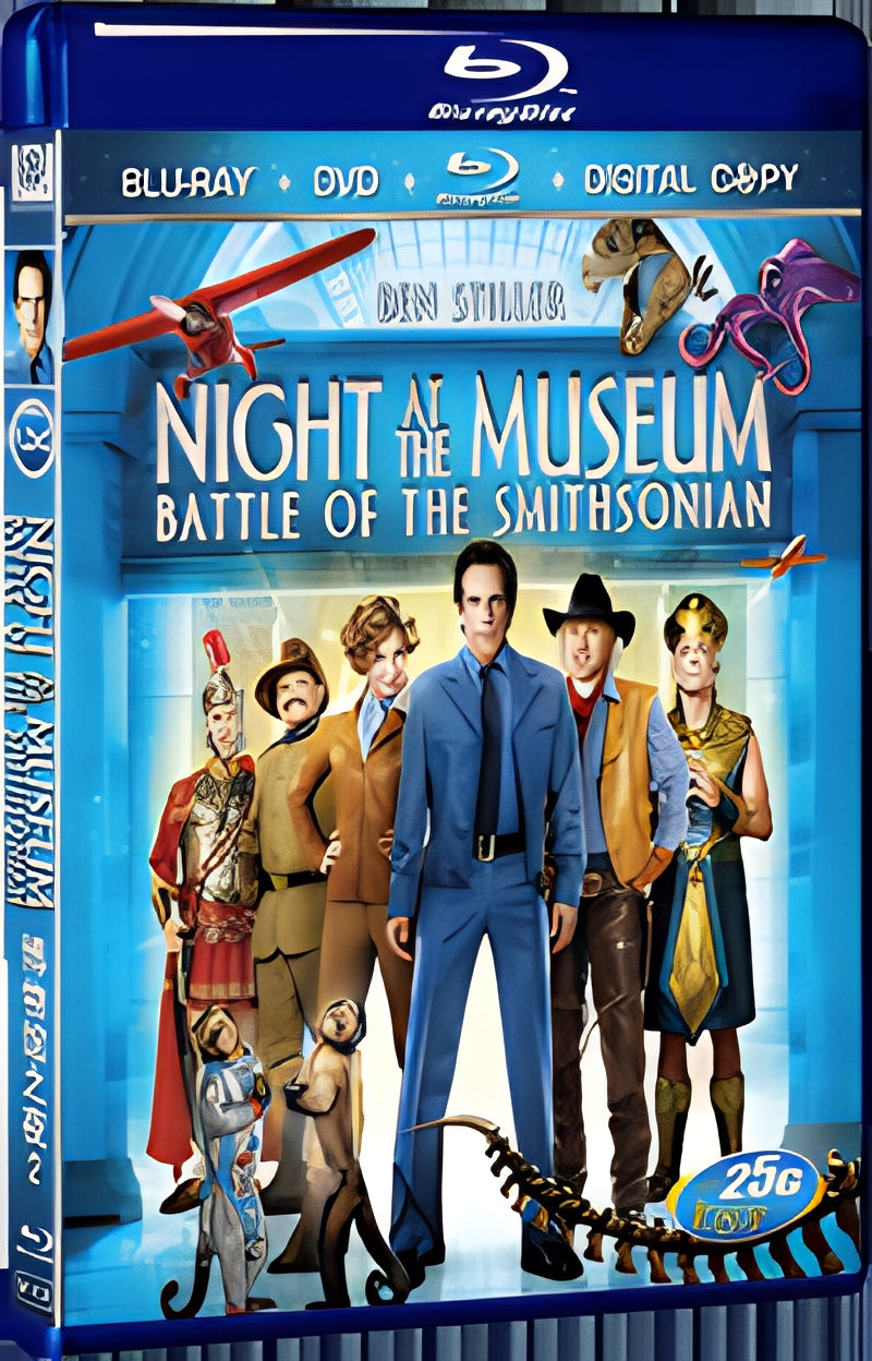 2009 Night At The Museum2 1080P for Gift 1-Disc All RegionPlay Seal Box Blu-ray