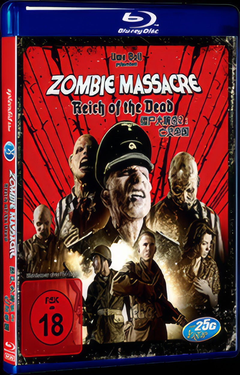 Zombie Massacre 2: Reich of the Dead (2015) Movie 1-Disc Box Set for Gift Collection Blu-ray