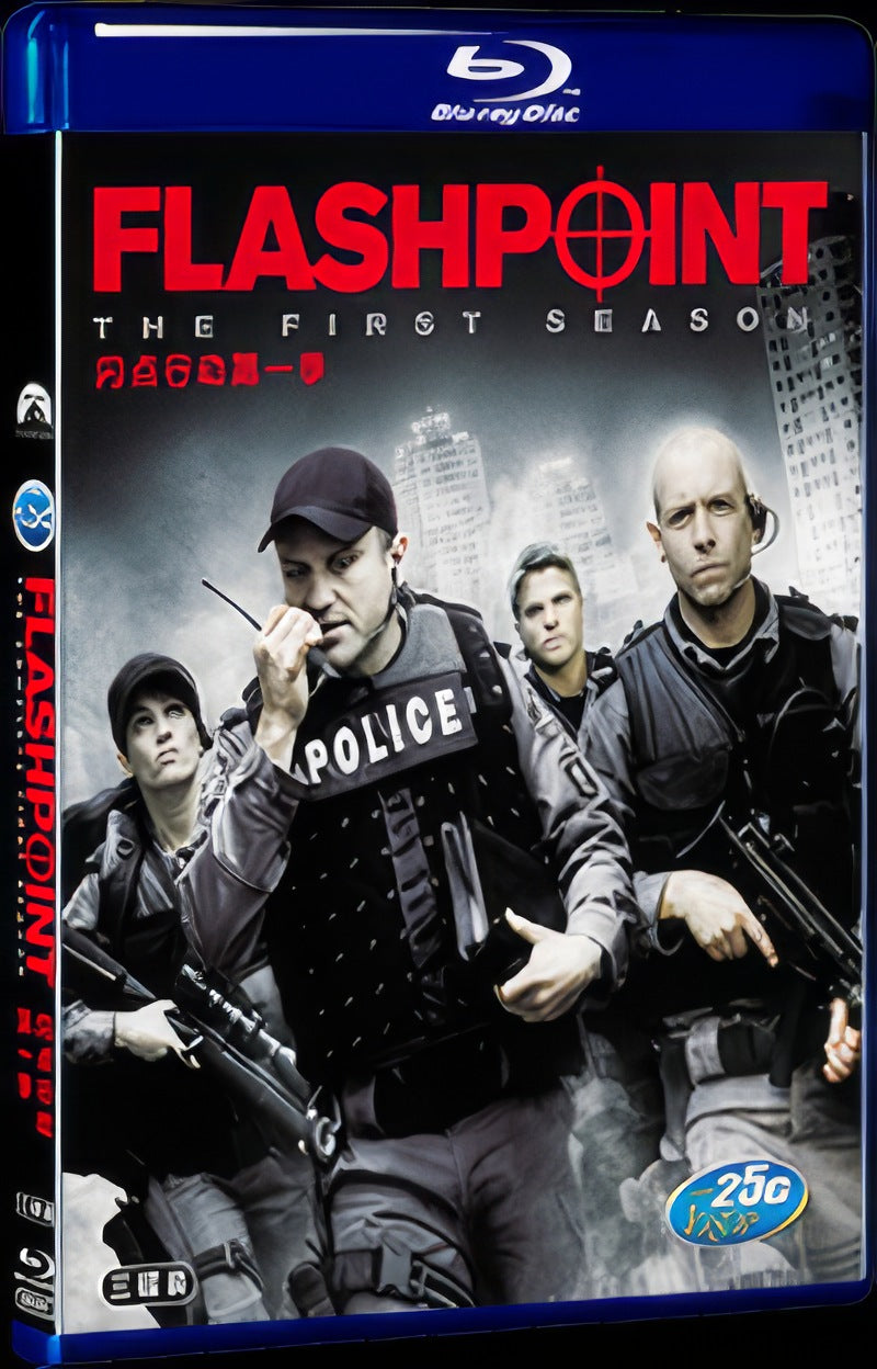 Flashpoint Season 1 (2008) Movie 3-Disc Box Set for Gift Collection Blu-ray