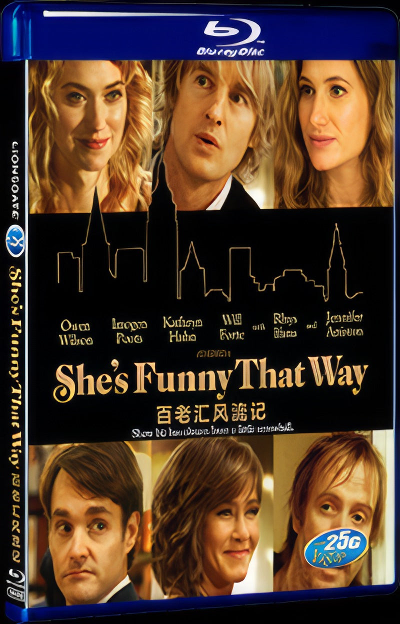 She s Funny That Way (2014) Movie 1-Disc Box Set for Gift Collection Blu-ray